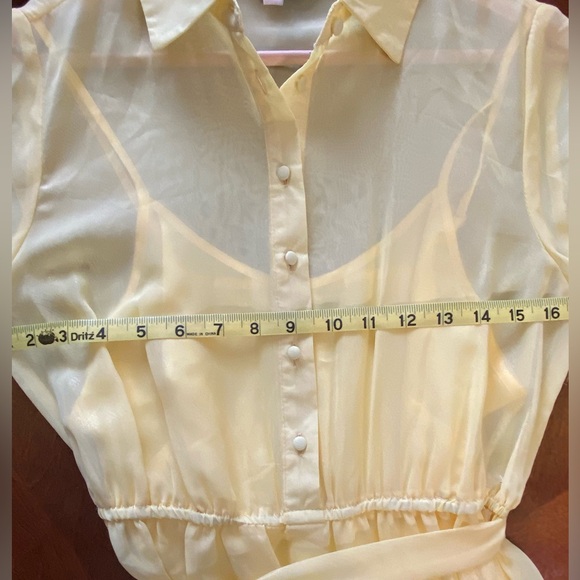 Nanette Lepore Sunny Yellow Dress size 2 (oversized) - Picture 6 of 8